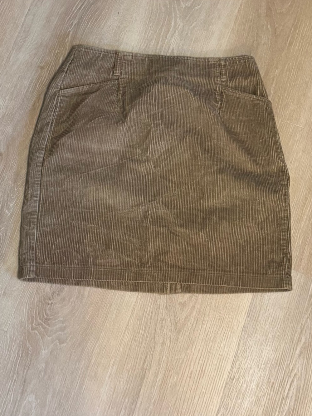 Eddie Bauer Camel Corduroy Skirt